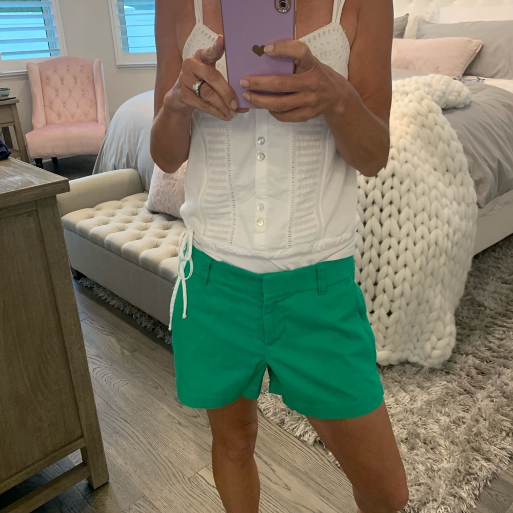 J Crew kelly green shorts